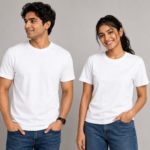 krishicode white cotton t shirt