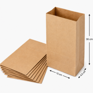 paper shopping bags (30 cm x 15 cm)