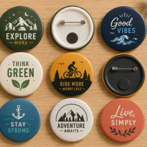 customised fridge magnet button badge 58mm & 44